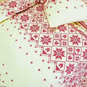 obliecky_bavlnene_etno_kremovo_bordove_emi