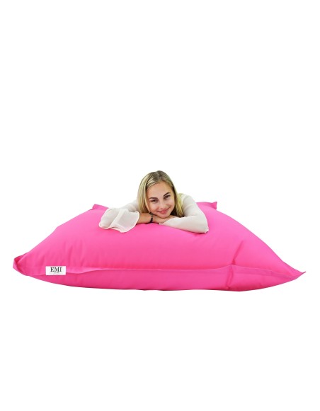 sedací vak vankúš ružový emi