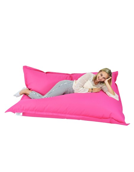 sedací vak vankúš ružový emi