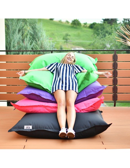 sedací vak vankúš ružový emi