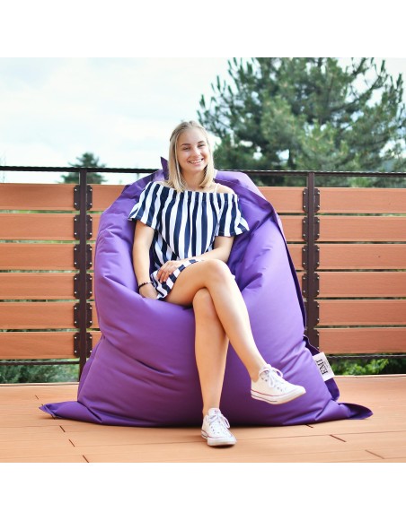Sedací vak vankúš fialový EMI