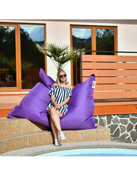 Sedací vak vankúš fialový EMI