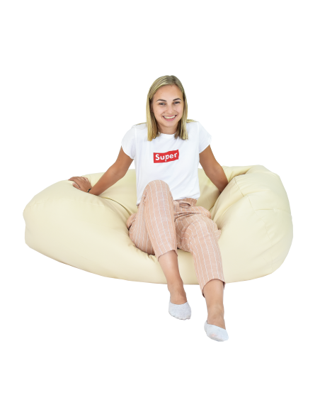 Sedací vak hruška bežová