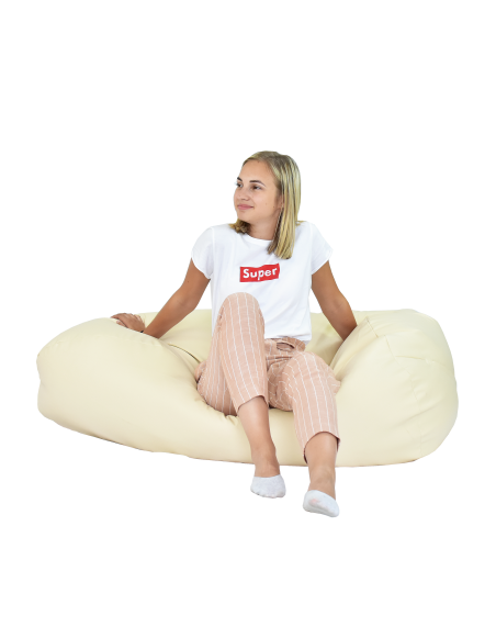 Sedací vak hruška bežová