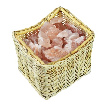 Soľná lampa košík