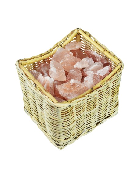 Soľná lampa košík