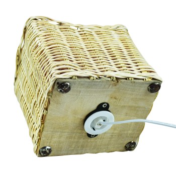 Soľná lampa košík