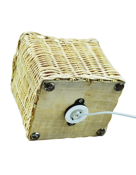 Soľná lampa košík