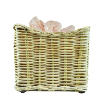 Soľná lampa košík