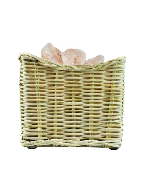 Soľná lampa košík