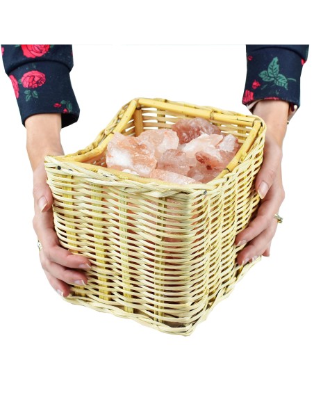 Soľná lampa košík