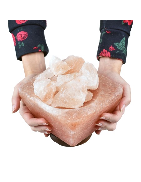 Soľná lampa kocka 3,5 kg