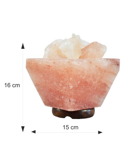 Soľná lampa kocka 3,5 kg