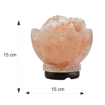 Soľná lampa ruža 2,8 kg