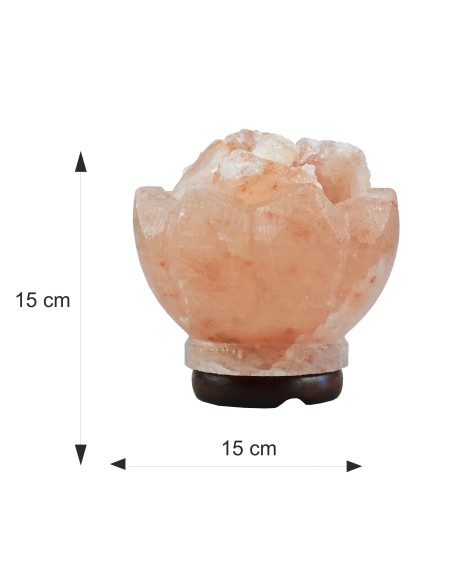 Soľná lampa ruža 2,8 kg