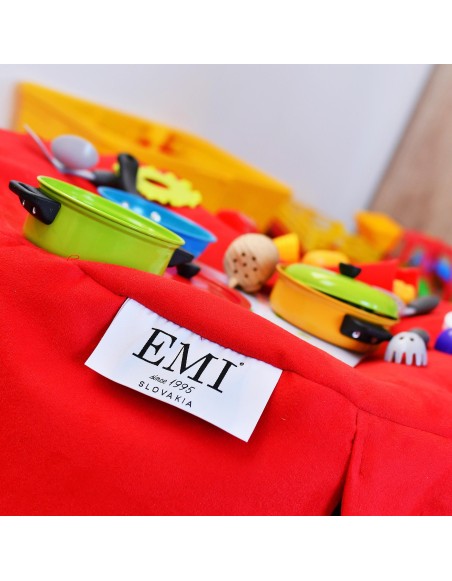 Sedací vak leňošník červený EMI