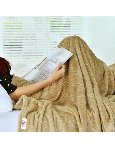 Deka svetlohnedá Elit 150 x 200 cm EMI