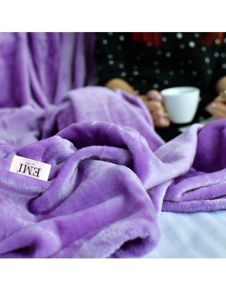 Deka fialová 150 x 200 cm EMI