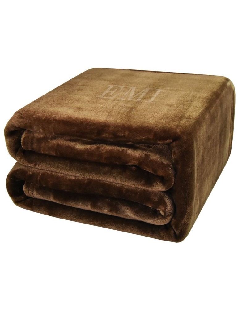 Deka tmavohnedá 150 x 200 cm EMI