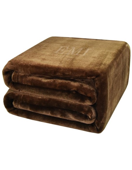 Deka tmavohnedá 150 x 200 cm EMI