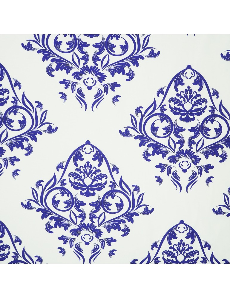 Látka metráž 100% bavlna delux Atény modré