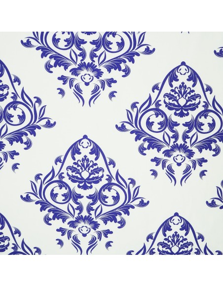 Látka metráž 100% bavlna delux Atény modré