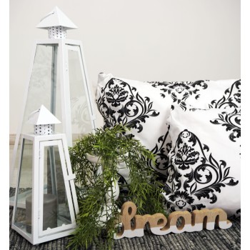 Látka metráž 100% bavlna delux Atény čierne