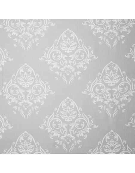 Látka metráž 100% bavlna delux Atény sivé