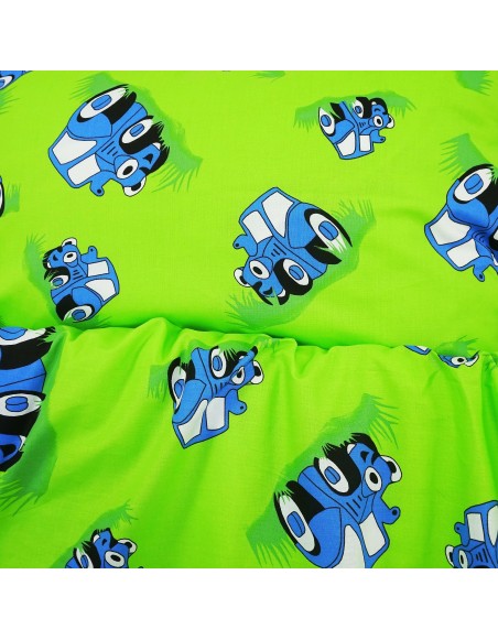 Látka metráž bavlna 100 % Don Traktor zelené CNM