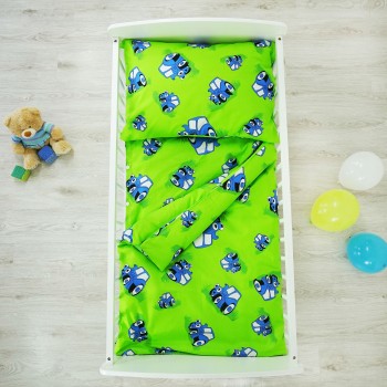 Látka metráž bavlna 100 % Don Traktor zelené CNM