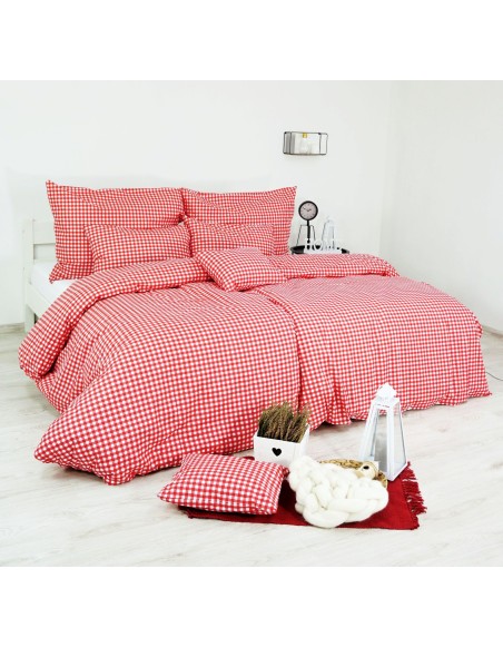 Látka metráž bavlna 100 % delux Mníchov červené CNM