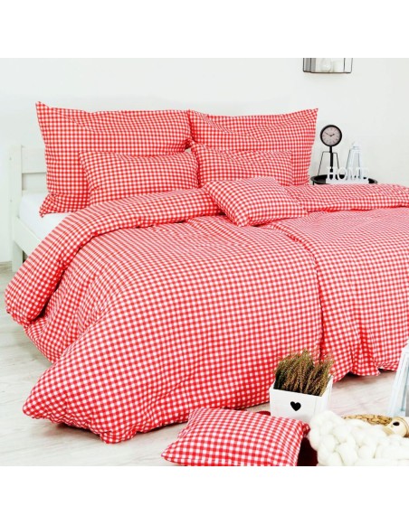 Látka metráž bavlna 100 % delux Mníchov červené CNM