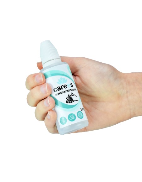 Dezinfekčný roztok na ruky 60 ml s dávkovačom CAREES