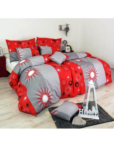 Látka metráž 100% bavlna delux Tilia červené