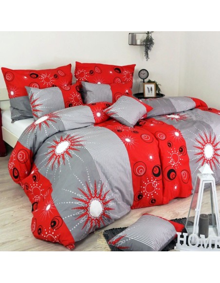 Látka metráž 100% bavlna delux Tilia červené