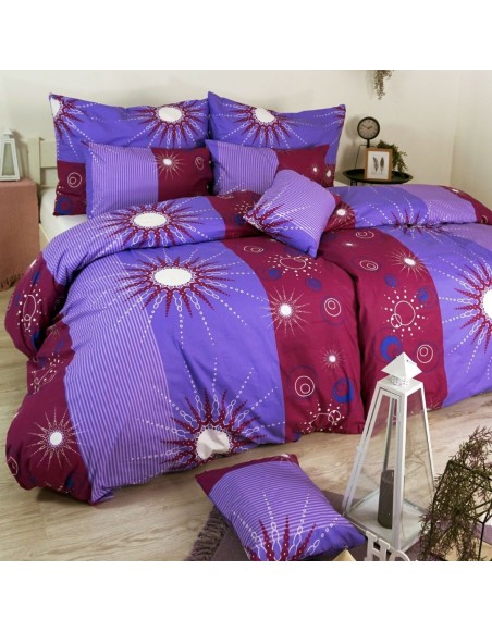 Látka metráž 100% bavlna delux Tilia fialové