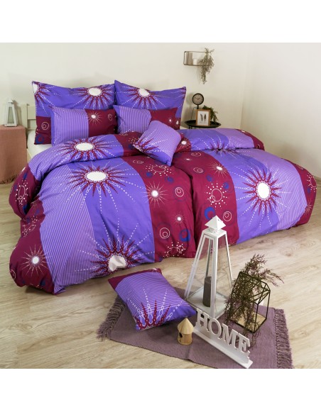 Látka metráž 100% bavlna delux Tilia fialové