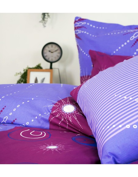 Látka metráž 100% bavlna delux Tilia fialové