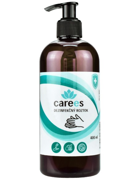 Dezinfekčný roztok na ruky 400 ml s dávkovačom CAREES