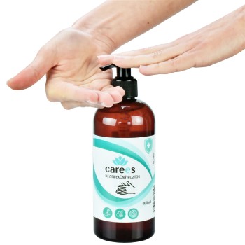Dezinfekčný roztok na ruky 400 ml s dávkovačom CAREES