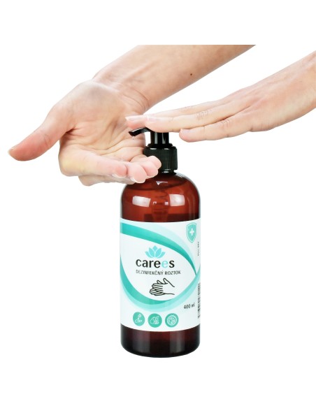 Dezinfekčný roztok na ruky 400 ml s dávkovačom CAREES