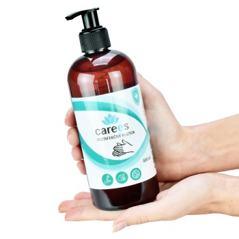 Dezinfekčný roztok na ruky 400 ml s dávkovačom CAREES