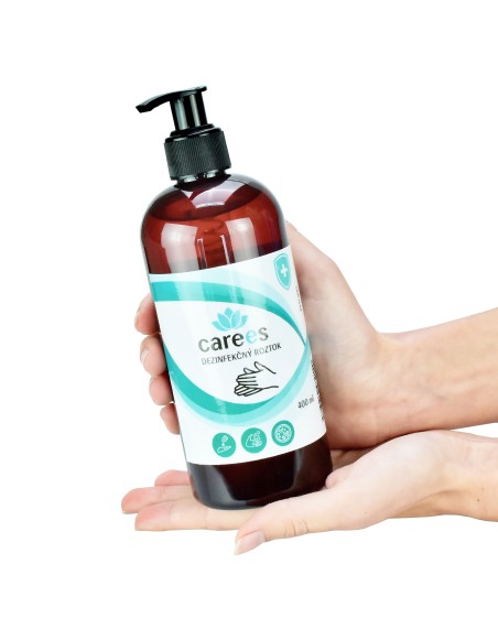 Dezinfekčný roztok na ruky 400 ml s dávkovačom CAREES