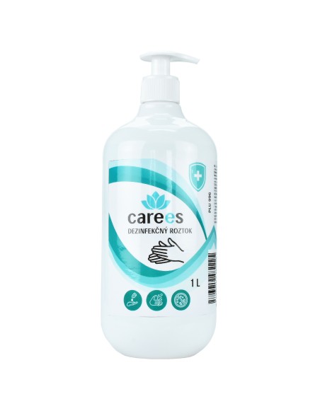 Dezinfekčný roztok na ruky 1000 ml s dávkovačom CAREES