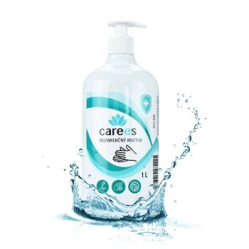 Dezinfekčný roztok na ruky 1000 ml s dávkovačom CAREES
