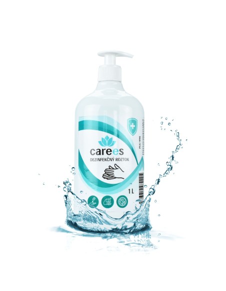 Dezinfekčný roztok na ruky 1000 ml s dávkovačom CAREES