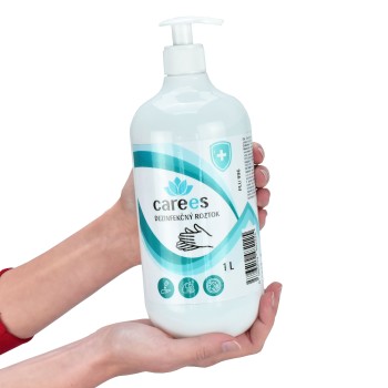 Dezinfekčný roztok na ruky 1000 ml s dávkovačom CAREES