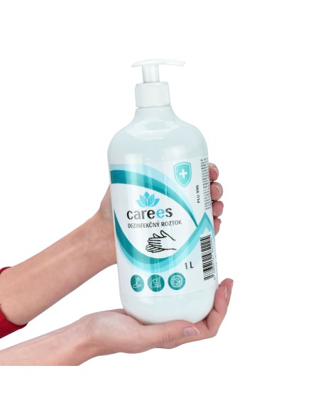 Dezinfekčný roztok na ruky 1000 ml s dávkovačom CAREES