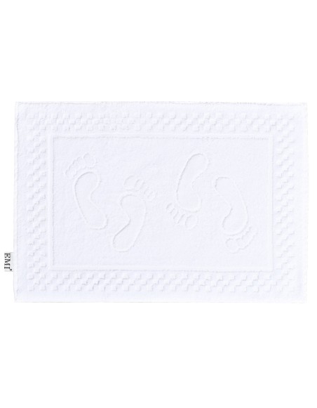 Kúpeľňový koberec biely EMI