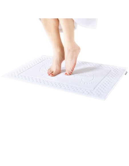 Kúpeľňový koberec biely EMI